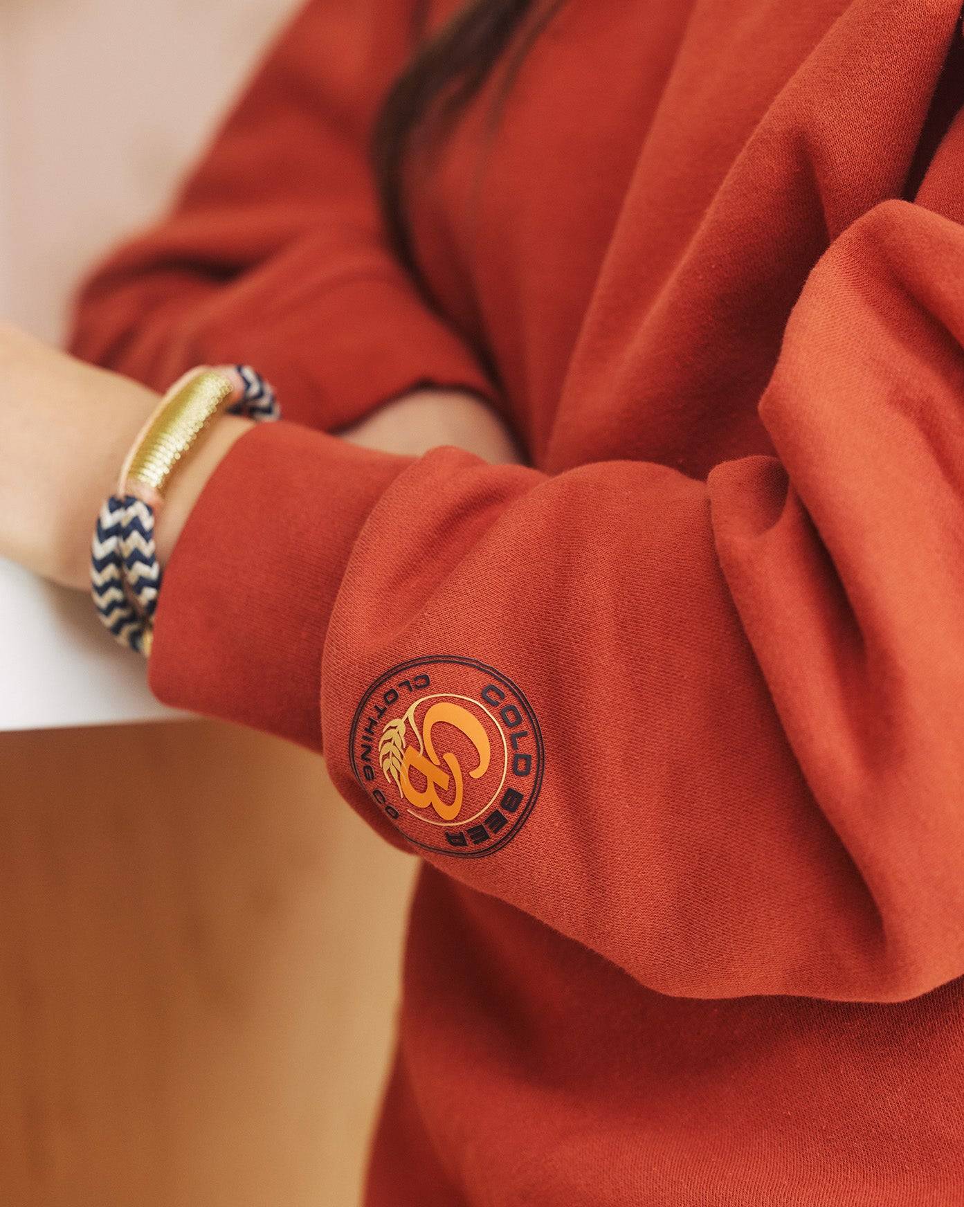 Amber Pigment-Dyed Crewneck