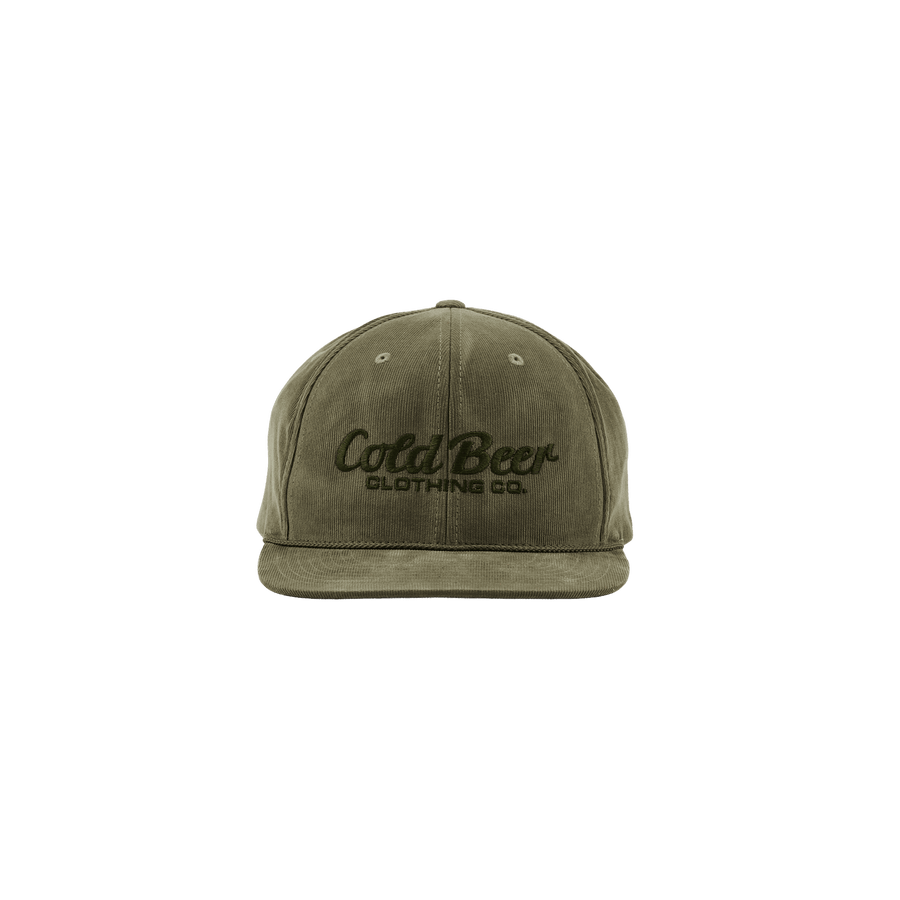 Olive Timberline Corduroy Hat