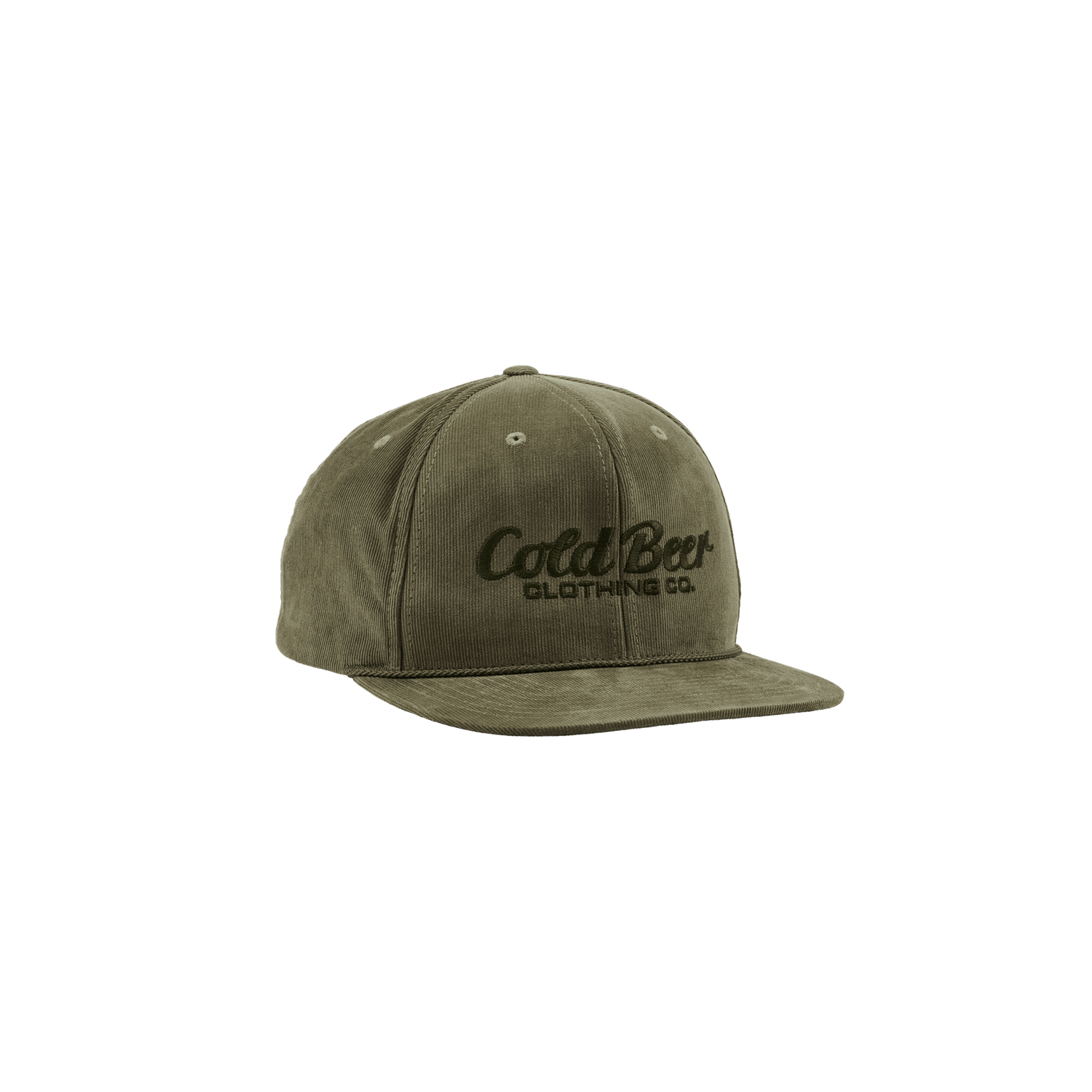 Olive Timberline Corduroy Hat