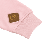Detailed shot of the Gripp-Tac Patch on the beer sweatshirt, highlighting its grip texture