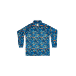 Back view of the men’s 1/4 zip