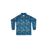 Back view of the men’s 1/4 zip