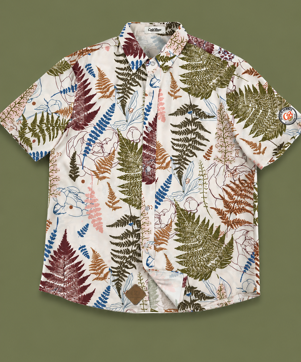 The Vintage Big Leaf Button Down
