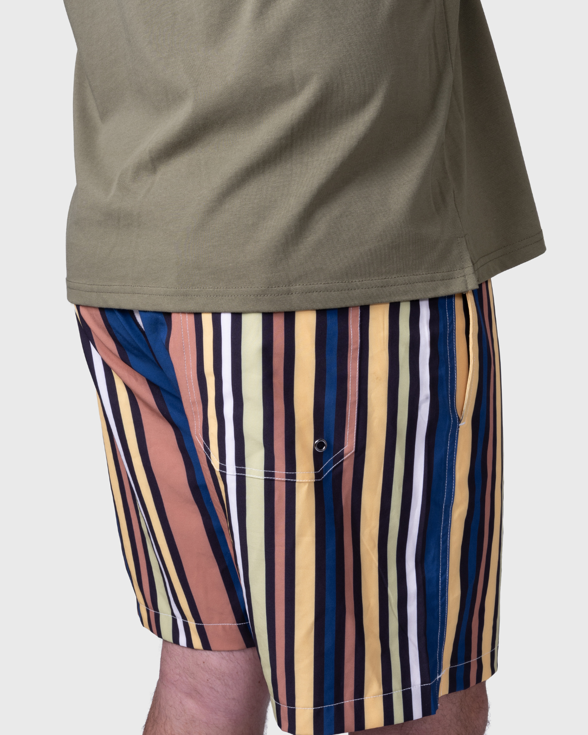 Sandbar Stripes Swim Trunks