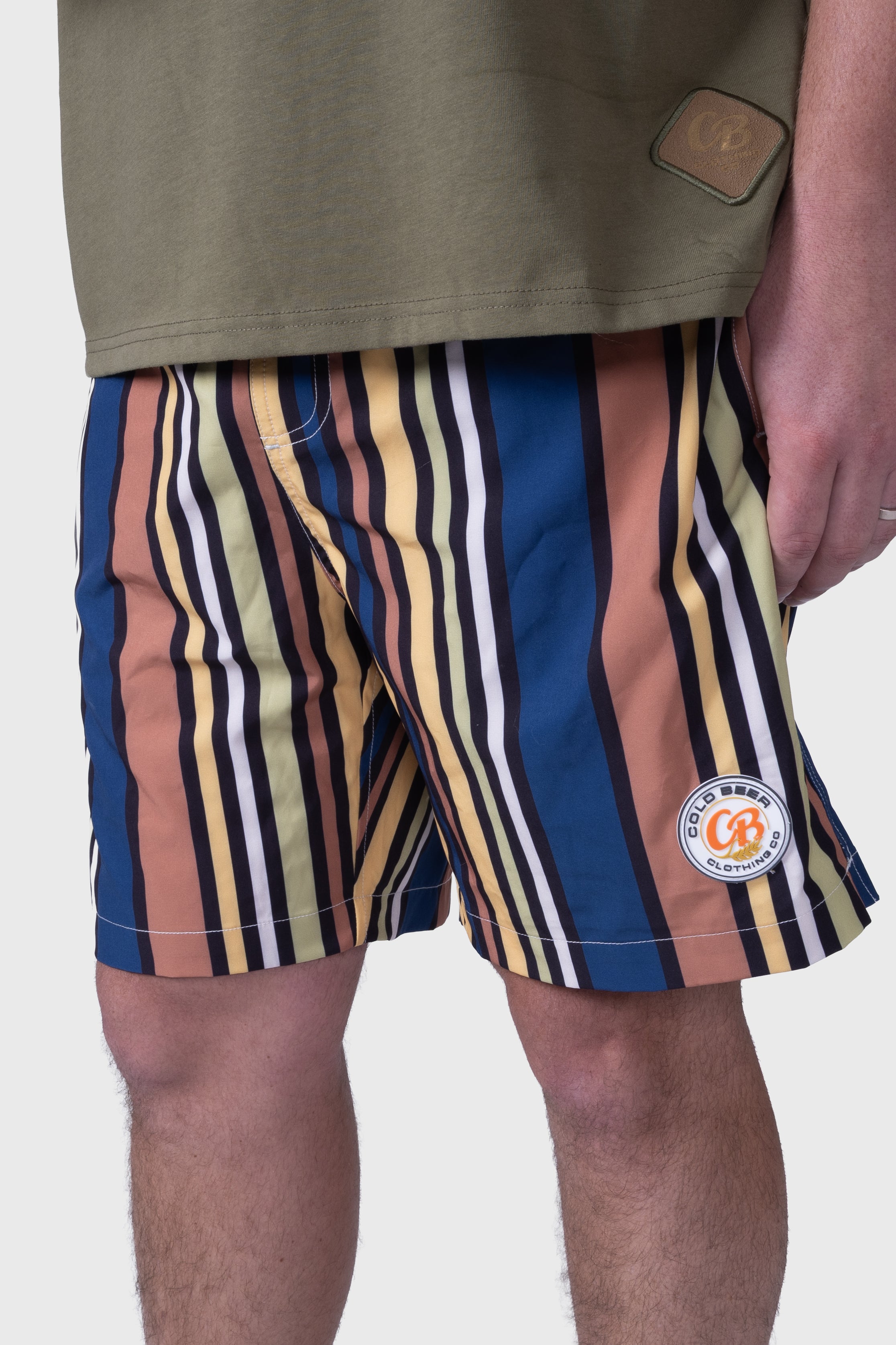 Sandbar Stripes Swim Trunks