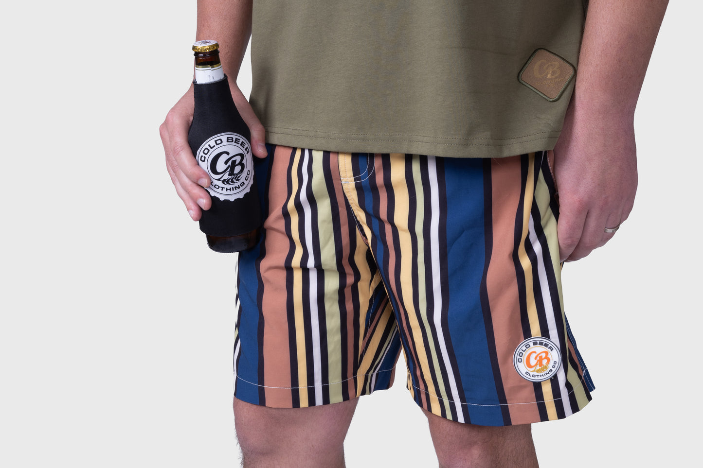 Sandbar Stripes Swim Trunks