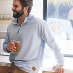Light Blue Performance Quarter Zip