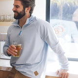 Light Blue Performance Quarter Zip