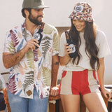 Vintage Big Leaf Camp Shirt