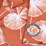 Embroidered logo on the vintage Big Dandelion camp shirt, adding a classic touch
