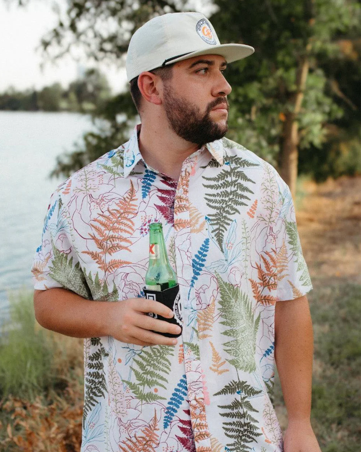 Vintage Big Leaf Camp Shirt