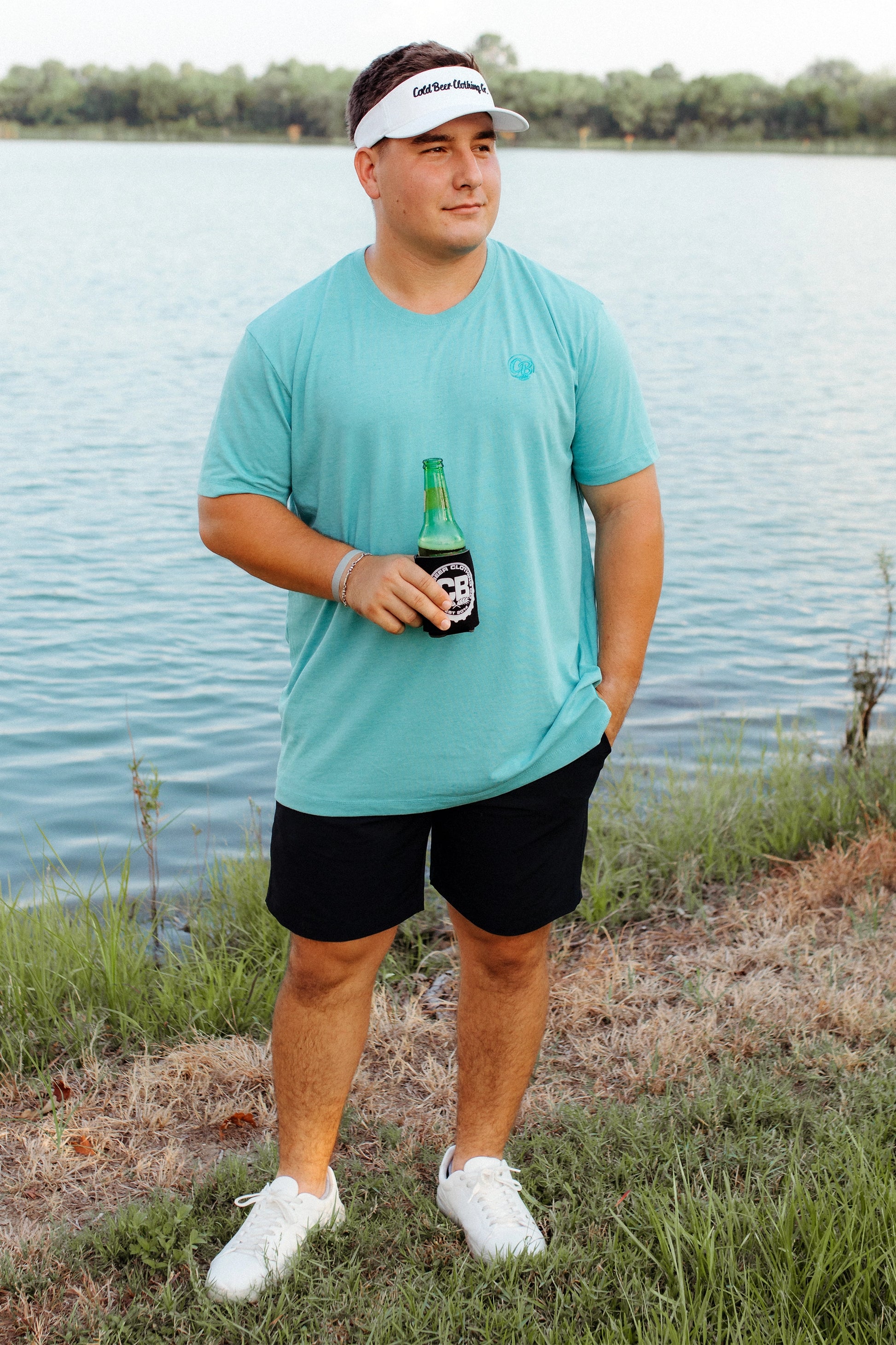 Vintage Wash Tee Saltwater Model Shot